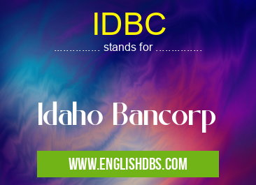 IDBC