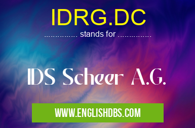 IDRG.DC