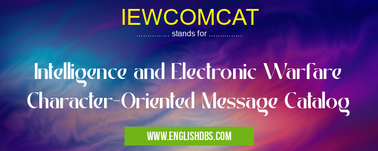 IEWCOMCAT