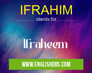 IFRAHIM