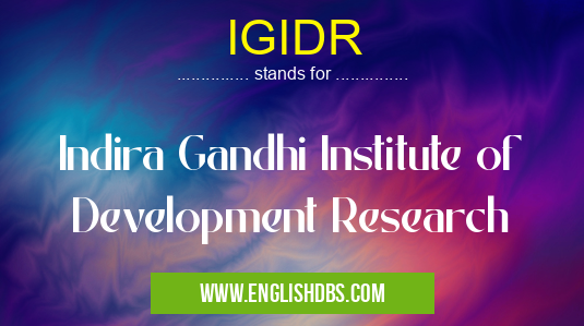 IGIDR