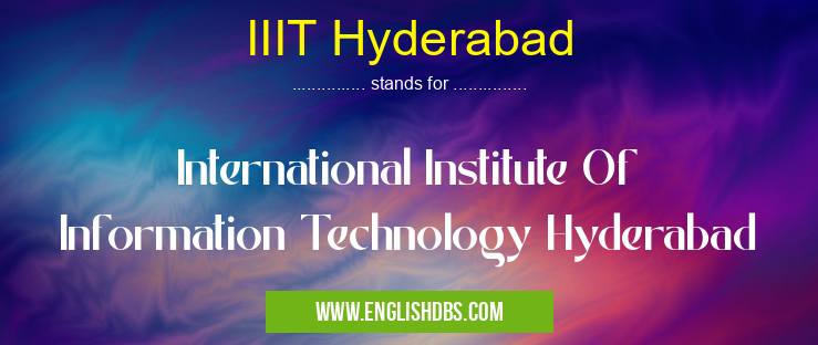 IIIT Hyderabad