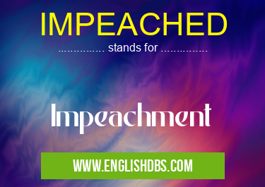 IMPEACHED