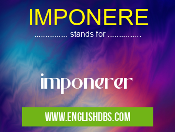 IMPONERE