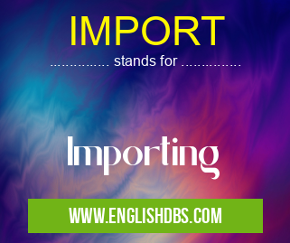 IMPORT