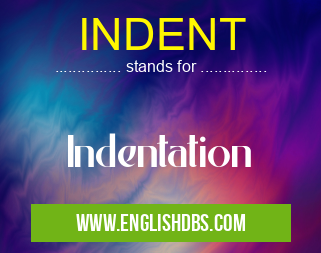 INDENT