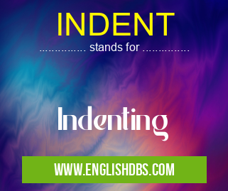 INDENT