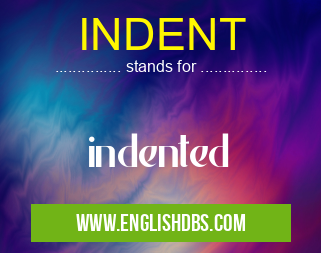 INDENT