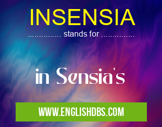 INSENSIA