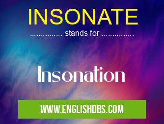 INSONATE