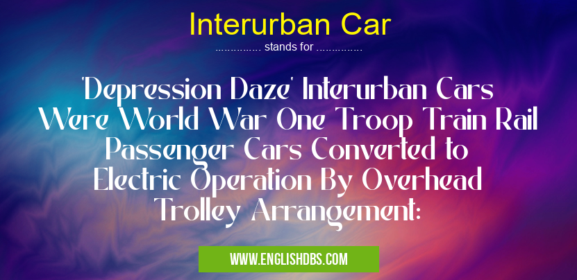 Interurban Car