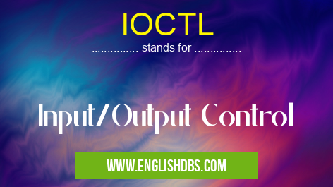 IOCTL