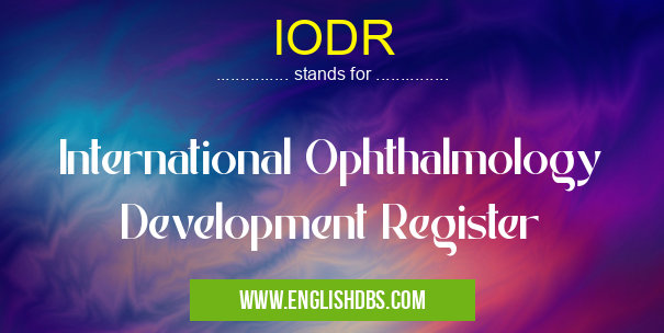 IODR