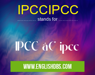 IPCCIPCC