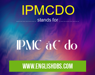 IPMCDO