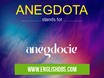 ANEGDOTA