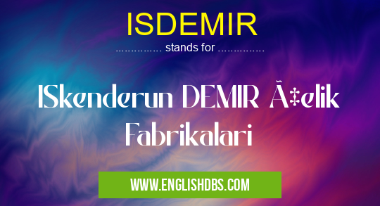 ISDEMIR