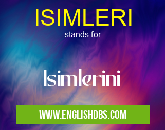 ISIMLERI