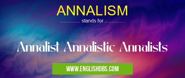 ANNALISM