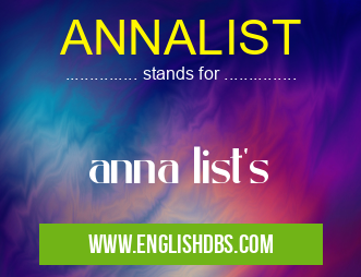 ANNALIST