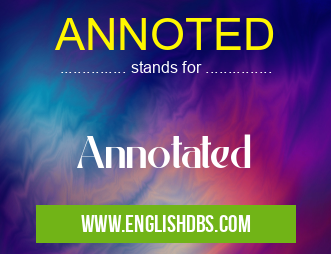 ANNOTED