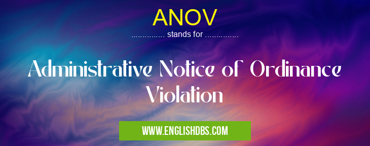 ANOV