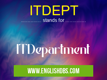 ITDEPT