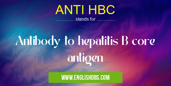 ANTI HBC