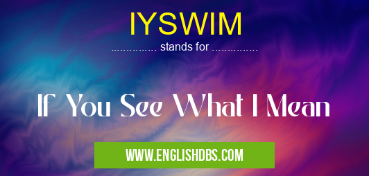 IYSWIM