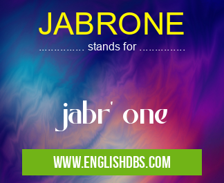 JABRONE