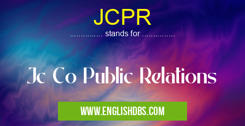 JCPR