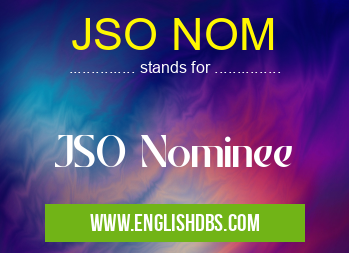 JSO NOM