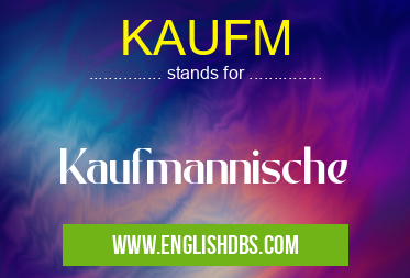 KAUFM