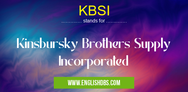 KBSI