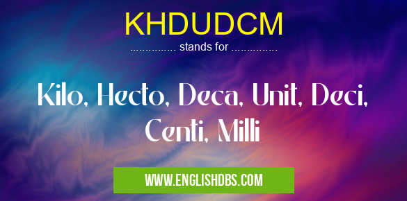 KHDUDCM