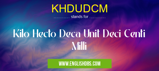 KHDUDCM