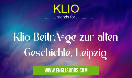 KLIO