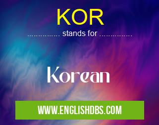 KOR