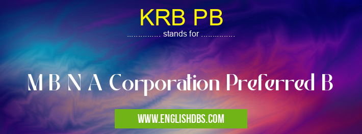 KRB PB