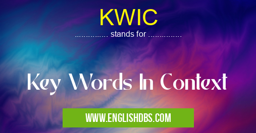 KWIC