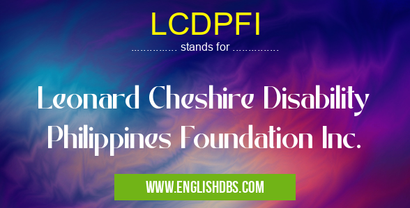 LCDPFI