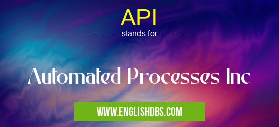 API