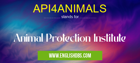 API4ANIMALS