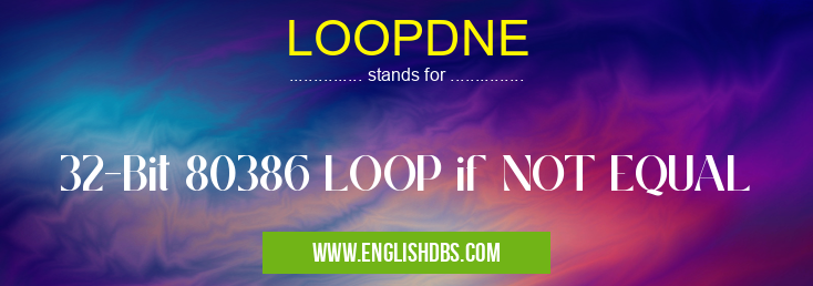 LOOPDNE