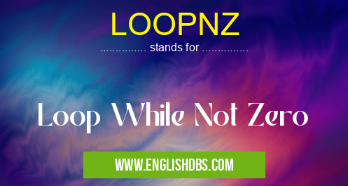 LOOPNZ