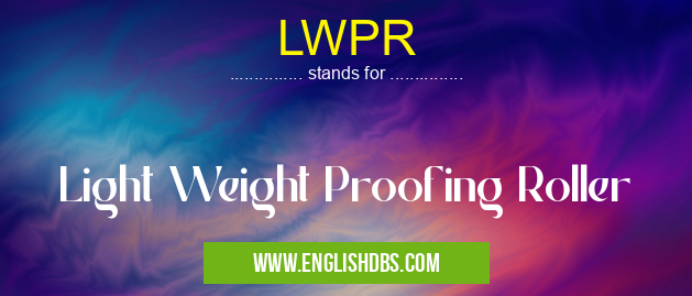 LWPR