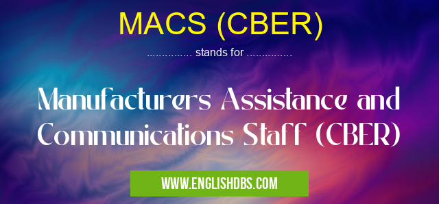 MACS (CBER)