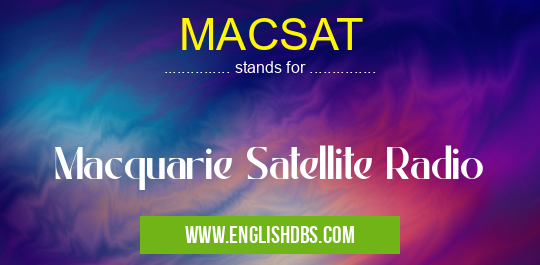 MACSAT