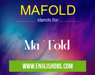 MAFOLD