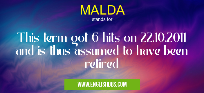 MALDA